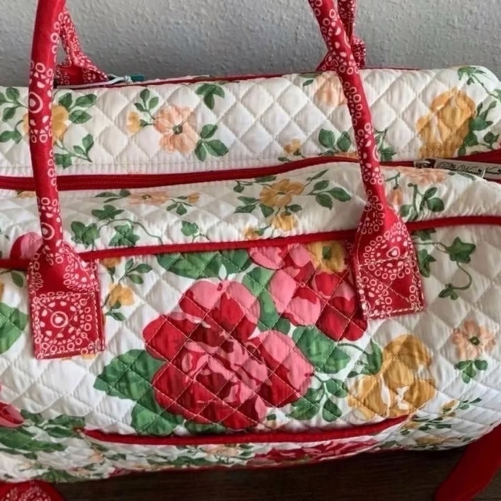 HTF Pioneer Woman Vintage Floral Weekender Bag Rare Retired Bag NEW - Picture 4 of 5